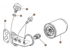 Oil Filter & Breather Pipe