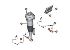 Rear axle suspension