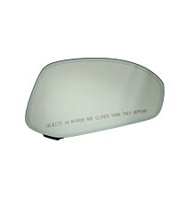 Mirror glass convex white RH
