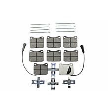 Brake pad set front