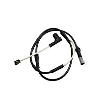 Front brake pad wear sensor