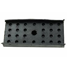 Rubber pad upper rear spring