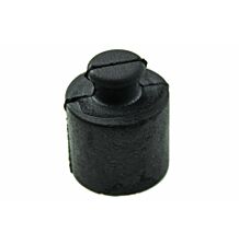 Rubber pad road wheel to hub cap