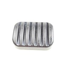 Rubber foot operated parking brake pedal