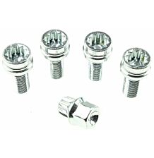 Wheel bolt locking set