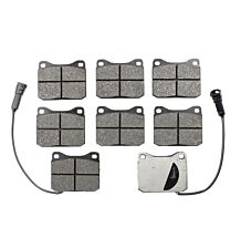 Brake pad set front (without fitting kit CD6887)