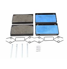 Brake pad set rear (incl. mounting set)