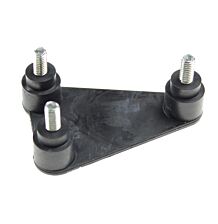 Rubber mount plate wiper motor