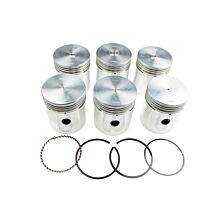 Piston & ring set 0.040" (6pc)