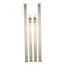 Fuel tank strap set upper and lower