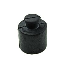 Rubber pad road wheel to hub cap