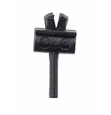 Headlamp finisher clip fixing peg