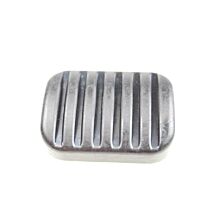 Rubber foot operated parking brake pedal