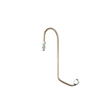 Brake pipe RH front caliper to hose (UNF)