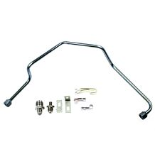 Pipe rear pump to accumulator conversion