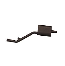 Rear silencer LH 2 inch bore