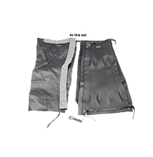 Leather gaiter rear spring (4-piece set)