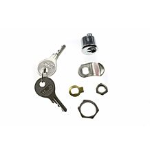 Wheel hub cap lock & key