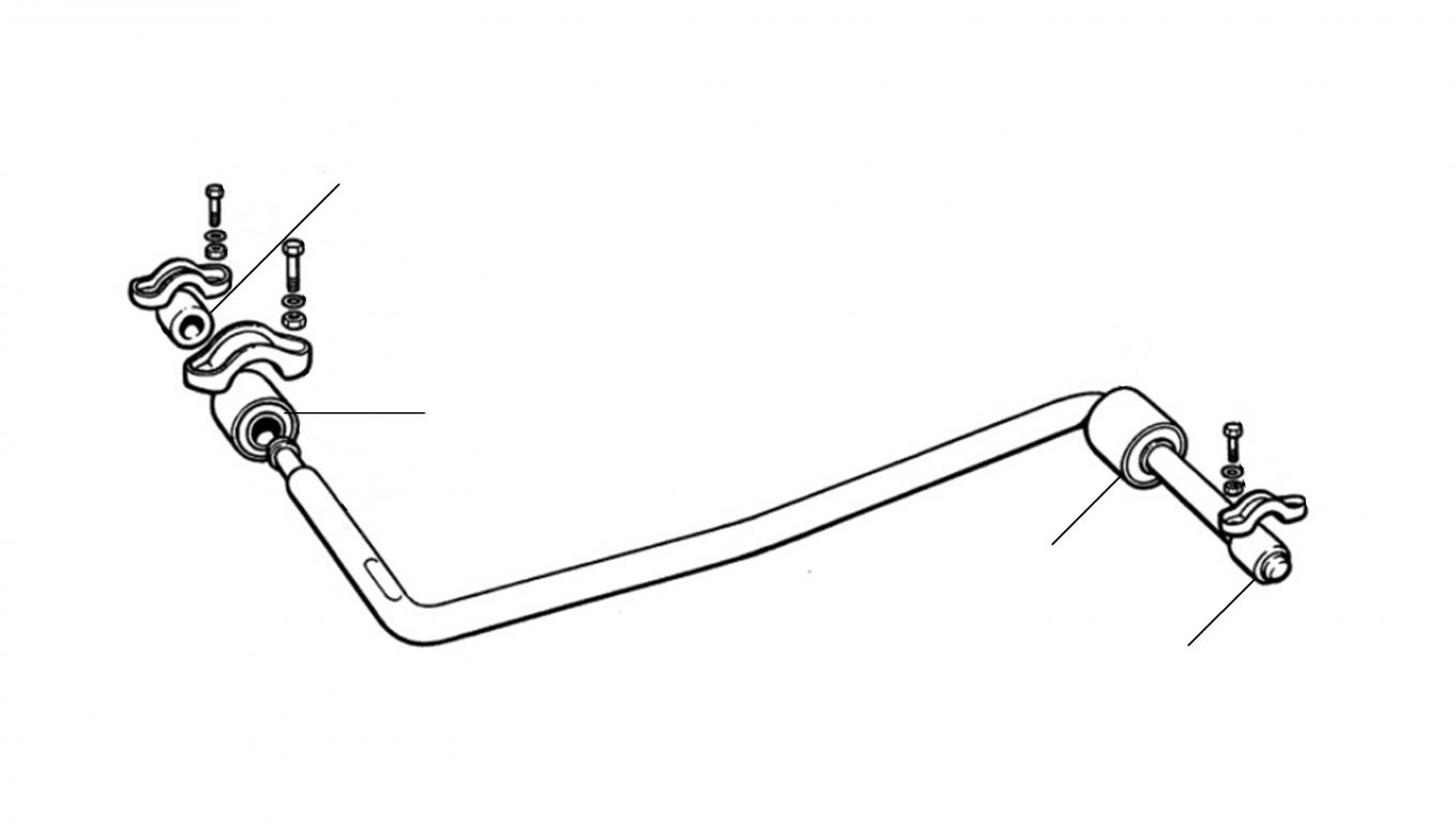 21130 Rear stabilizer Cloud I - S/Cloud I