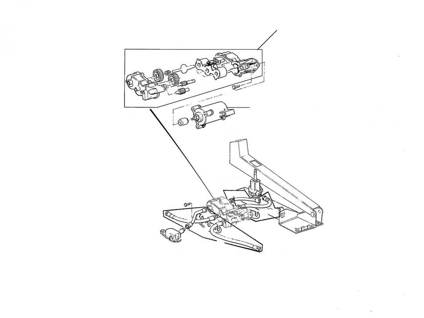 40720 Seat Motors, Switches & Memory units 01001 till 16970 - VIN 01001 till 16970