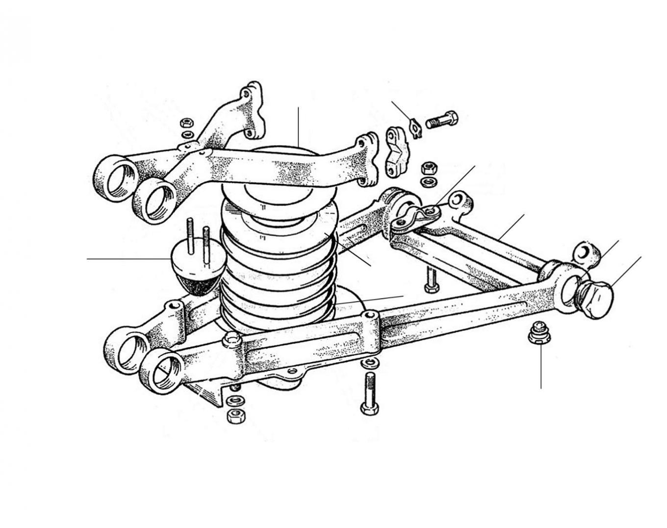 21120 Front levers Cloud II+III - Triangle Levers