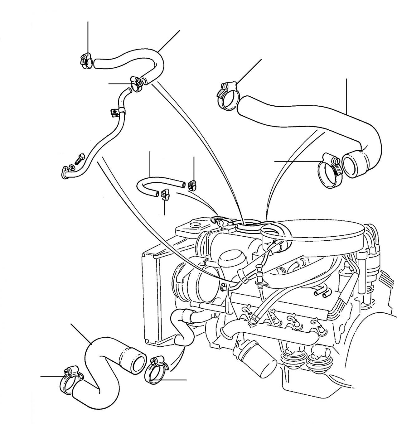 40520 Coolant Hoses Radiator 2 Door Cars All Countries Except North America & Japan - All Other Countries 