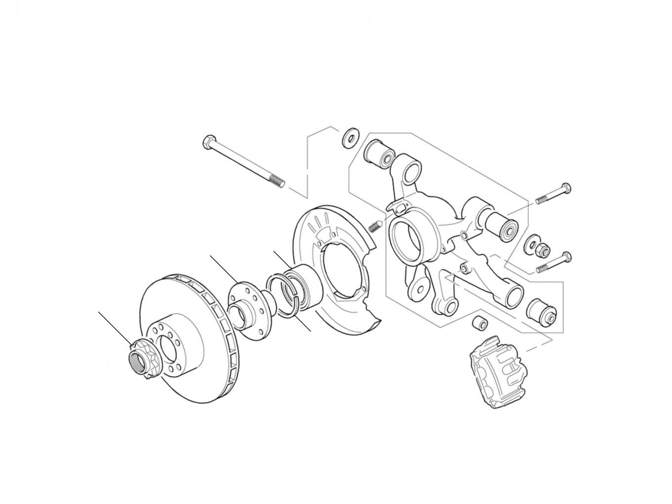 50566 Hub & Bearings Rear - Hub & Bearings