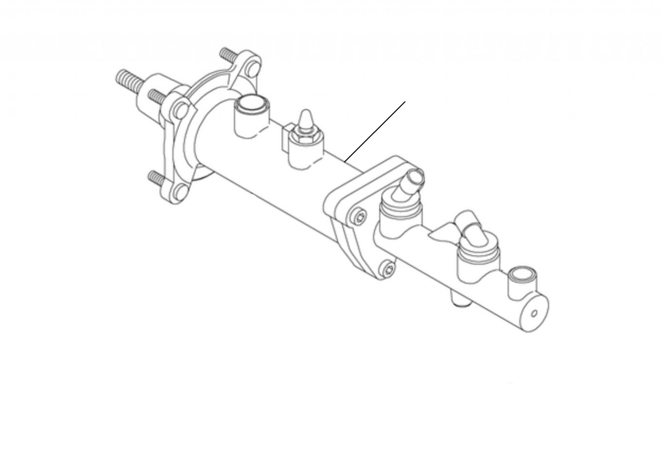 50134 Brake Booster Master Cyinder 01001 till 03500 - VIN 01001 till 03500