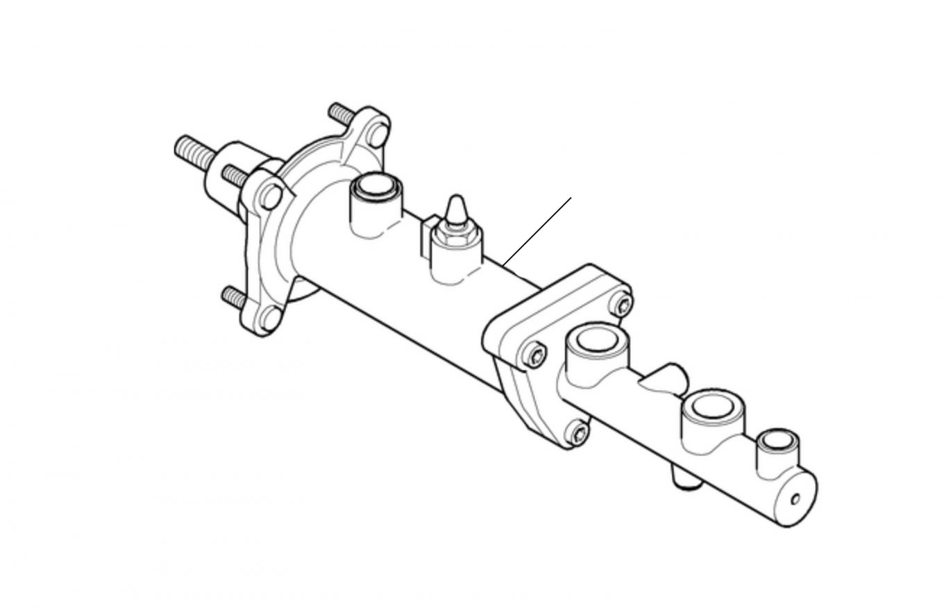50136 Brake Booster Master Cyinder 04006 till onwards - VIN 04006 till 08199