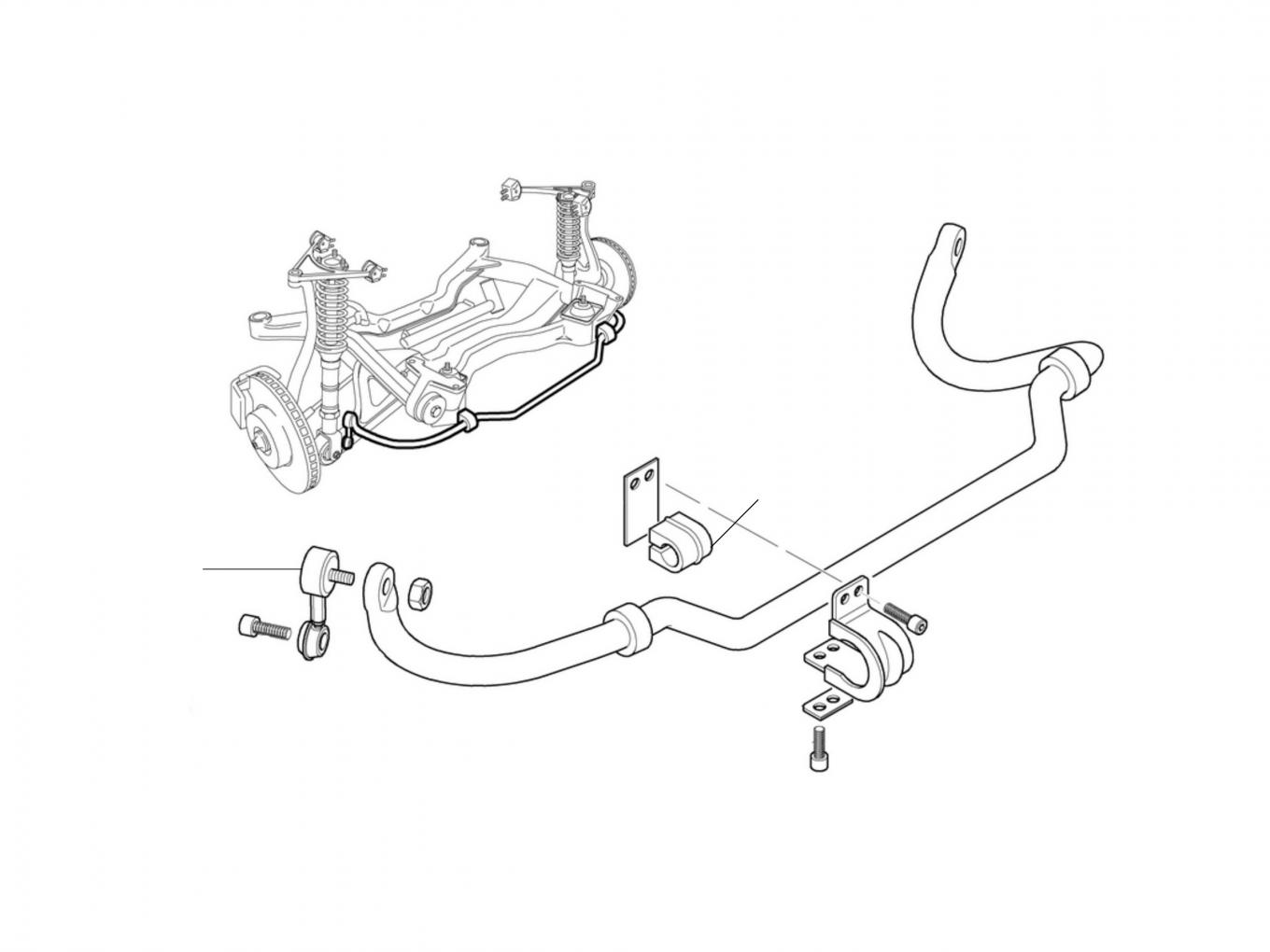 50540 Anti-Roll Bar Front Bentley Arnage Green Label, Red Label & Silver Seraph - Bentley Arnage Green Label, Red Label & Silver Seraph