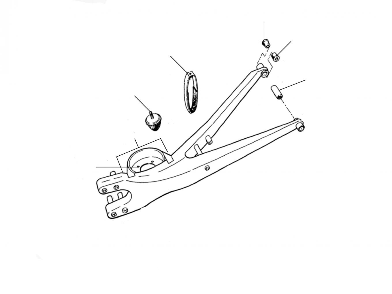 31272 Subframe Rear Trailing Arm - Trailing Arm