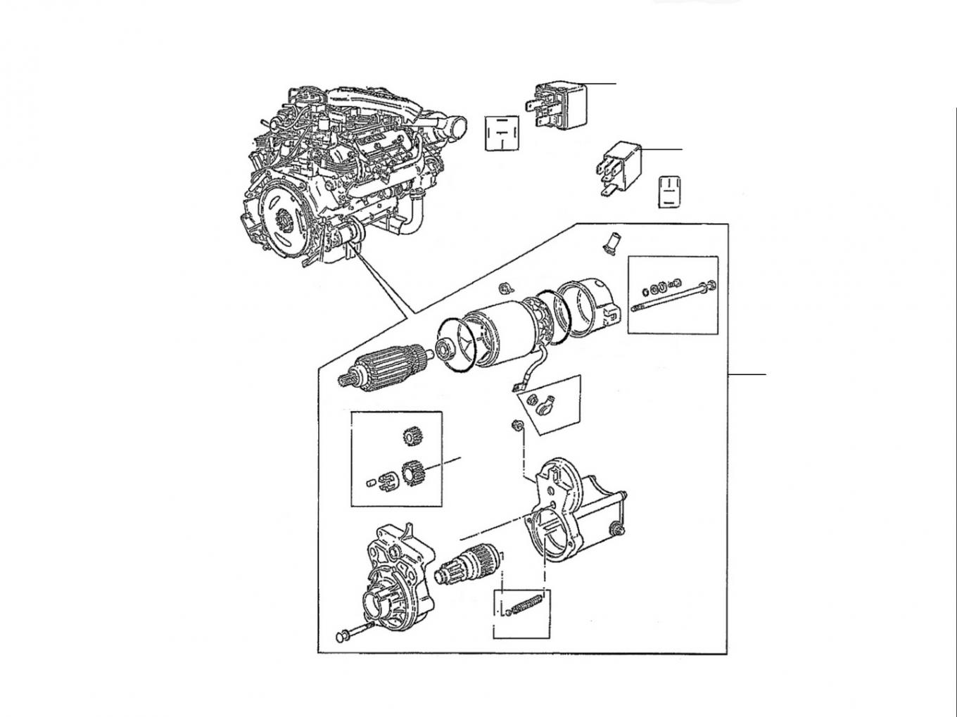 40746 Starter Motors & Relays 24515 till 46740 - VIN 20000 till 24514