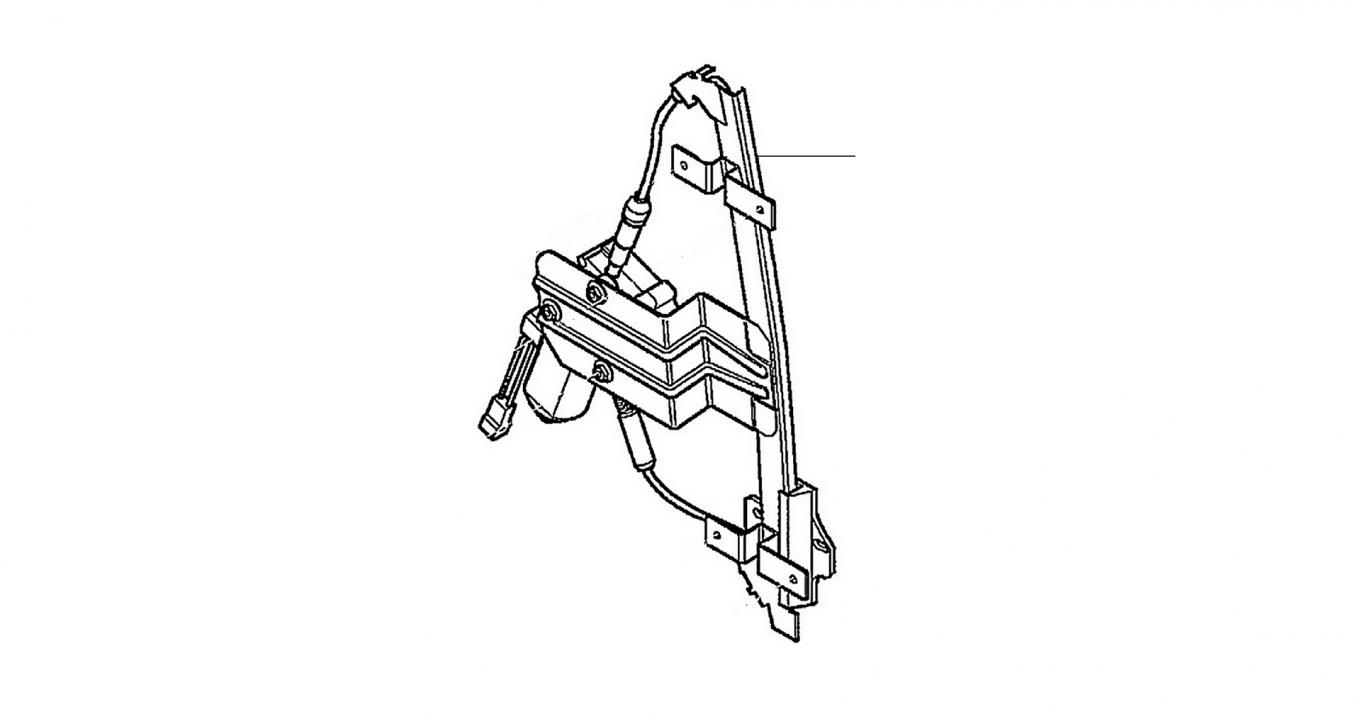 40794 Window Motors, Switches & Components 55300 onwards (4 door cars) - VIN 55300 onwards (4 door cars)