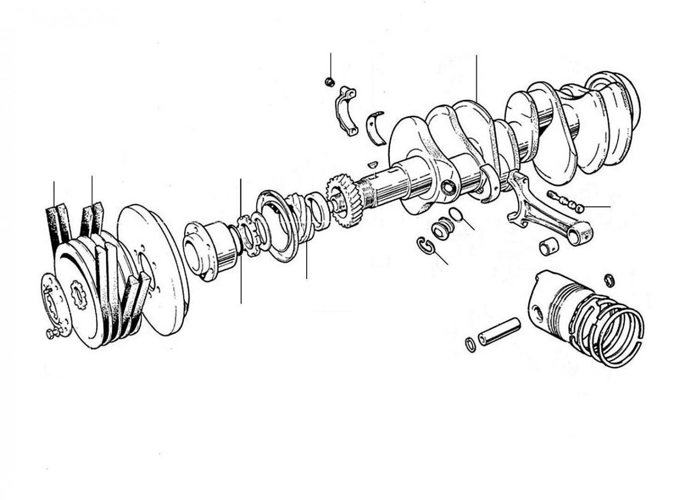 20770 Crankshaft & Pistons - Crankshaft