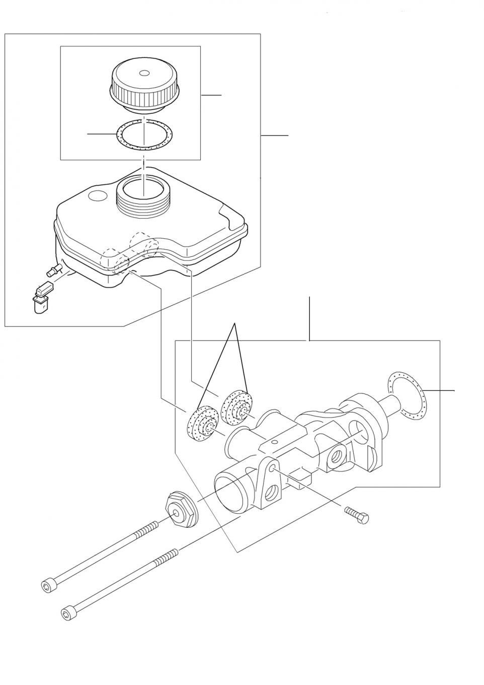 60208 Master cylinder - 2004-2018