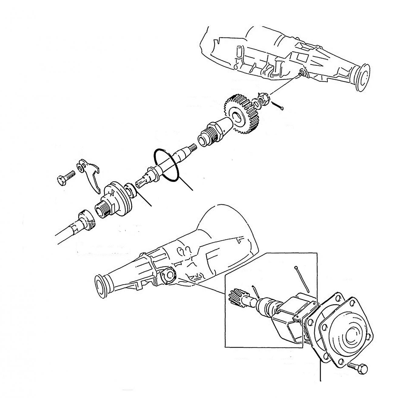 31040 Speedo drive - Speedometer Drive