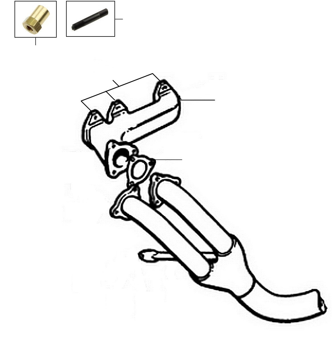 20802 6 cyl exhaust manifold - Exhaust Manifolds & Fittings