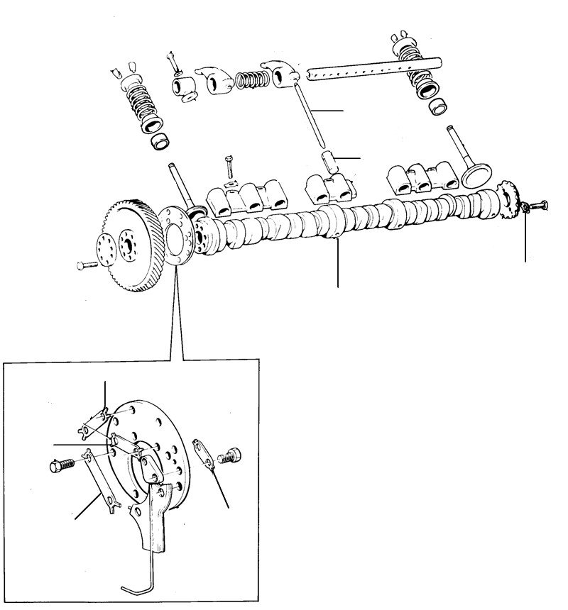 41050 Camshaft - Camshaft & Hydraulic Tappets