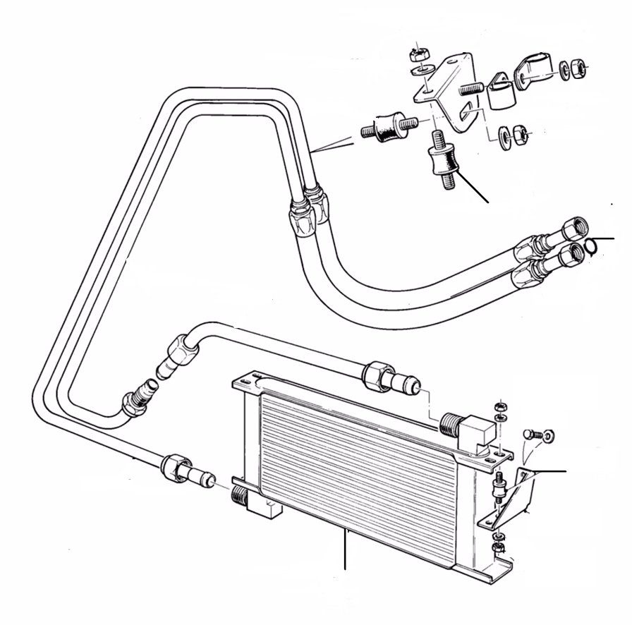 41080 oil cooler - VIN 20000 till 24496
