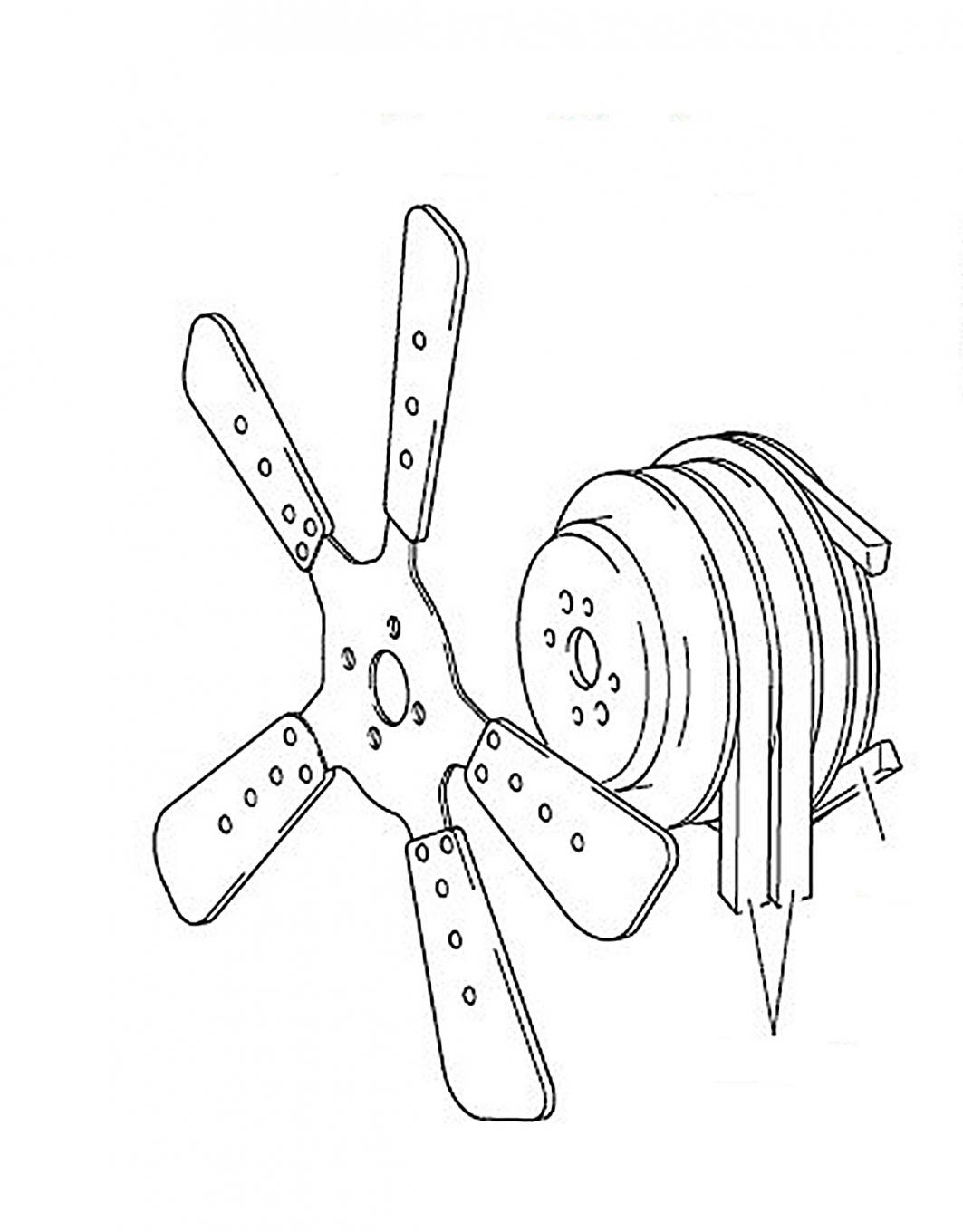 20504 Power steering belts - Power Steering (No Air Conditioning)