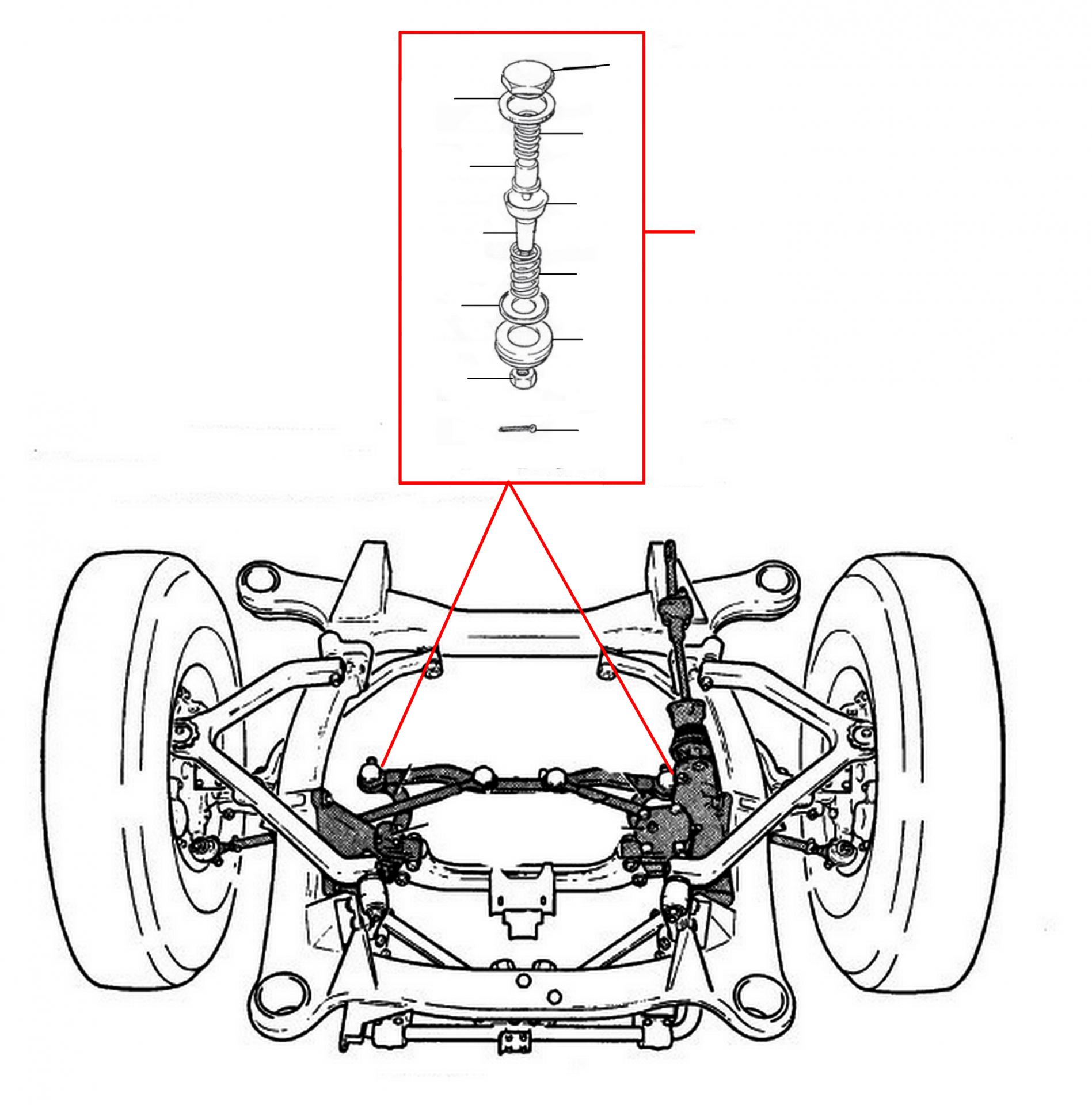 31096 Centre Beam track rods - Centre beam unit