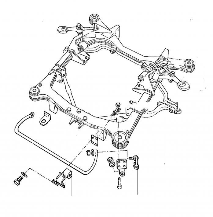 43074 Anti Roll Bar Rolls-Royce 02966 till 27798 - VIN 02966 till 27798