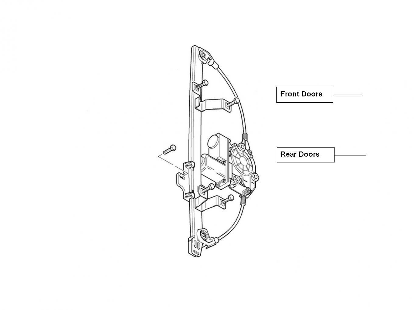 50240 Electric Window Lift - Non USA & Australia