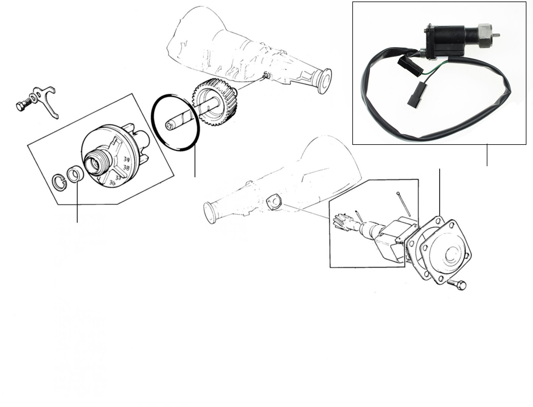 40564 speedodrive 31001-36318 - VIN 30000 till 40000