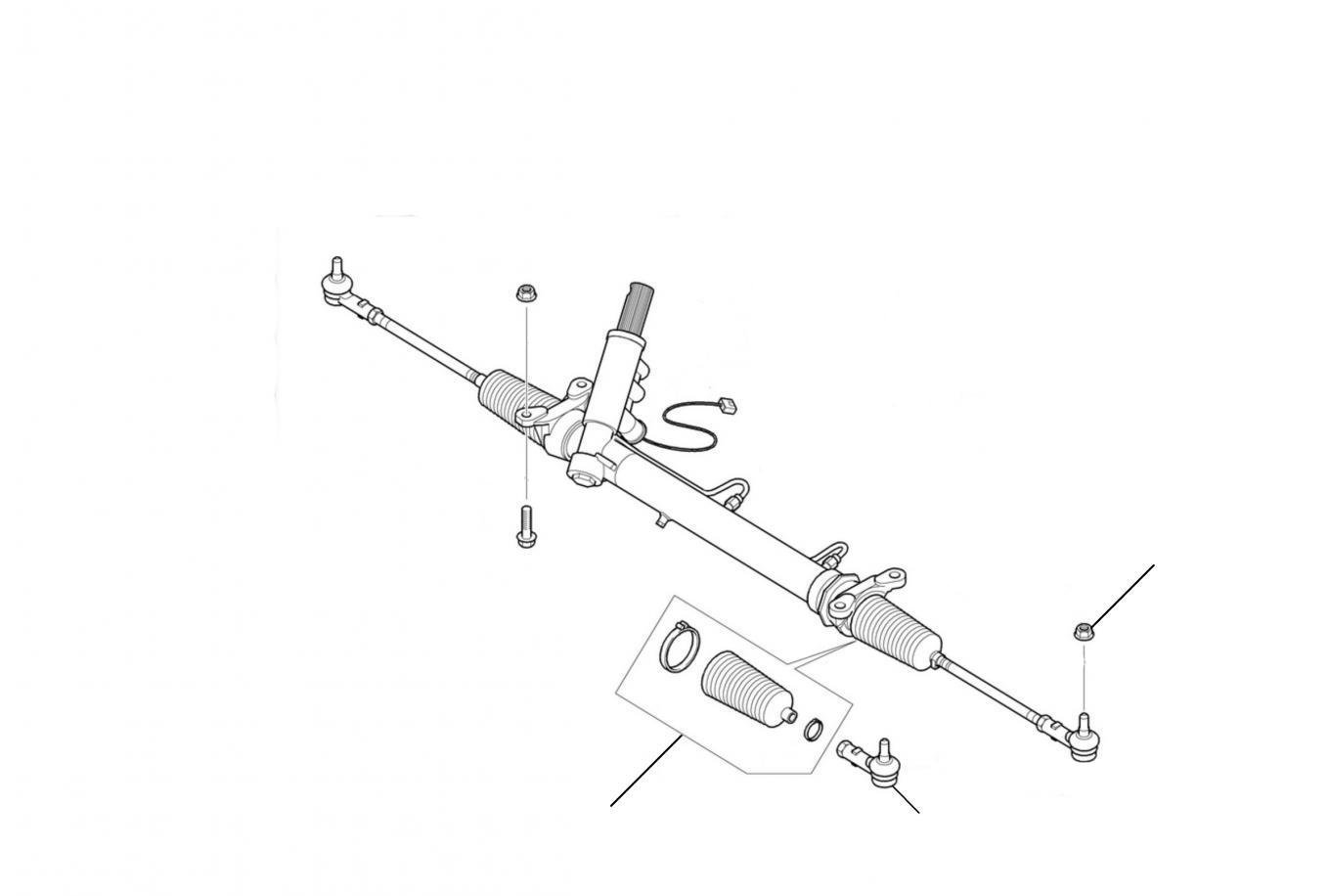 50520 Steering Rack Rolls-Royce Silver Seraph Chassis number 04000 onwards - Track Rod End Ball Joints