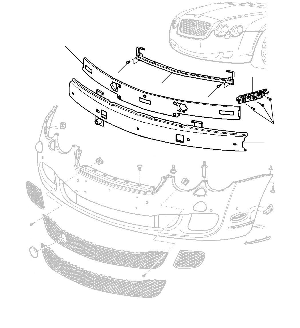 Brackets en fittings Gt Gtc 2004 - 2011 - 2004 till 2011