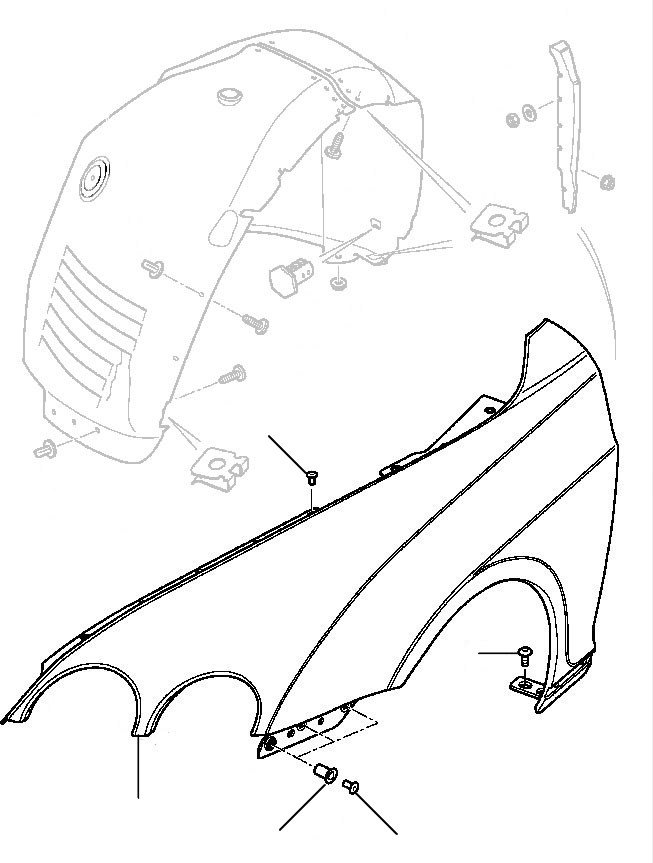 wing panel flying spur 2005-2013 - 2005 till 2013