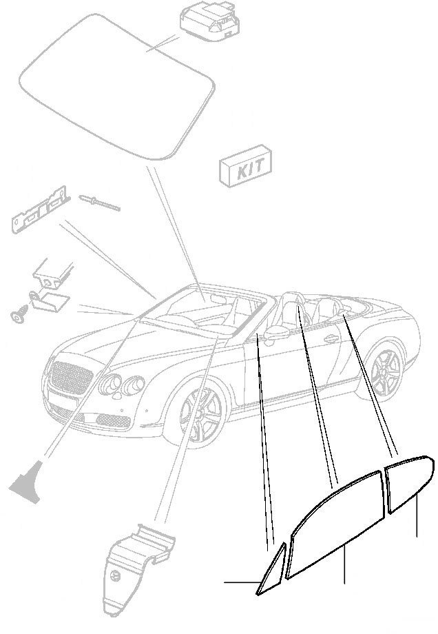 Side windows gtc 2006-2010 - 2007 till 2011