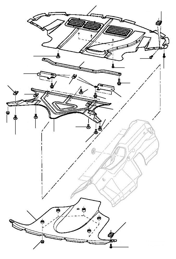 undertray GTC 2006-2010 - 2006 till 2011