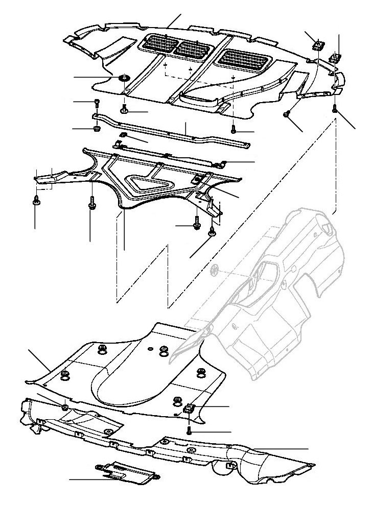 undertray Flying Spur 2006-2008 - 2006 till 2008